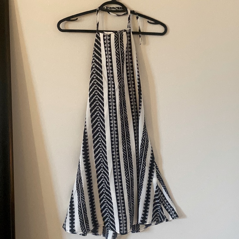 Geometrical Halter Top Dress (SHEIN) SZ XS